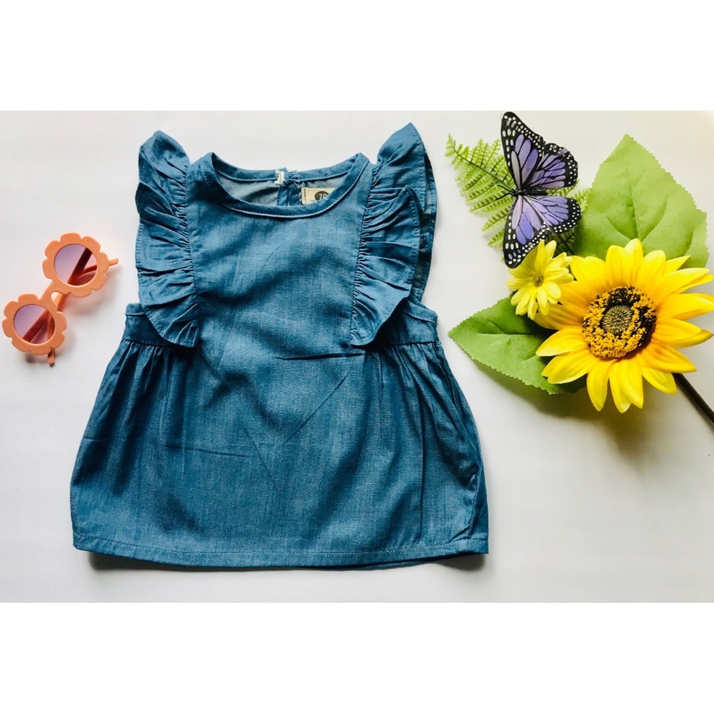 Jean dress for babygirl 😍